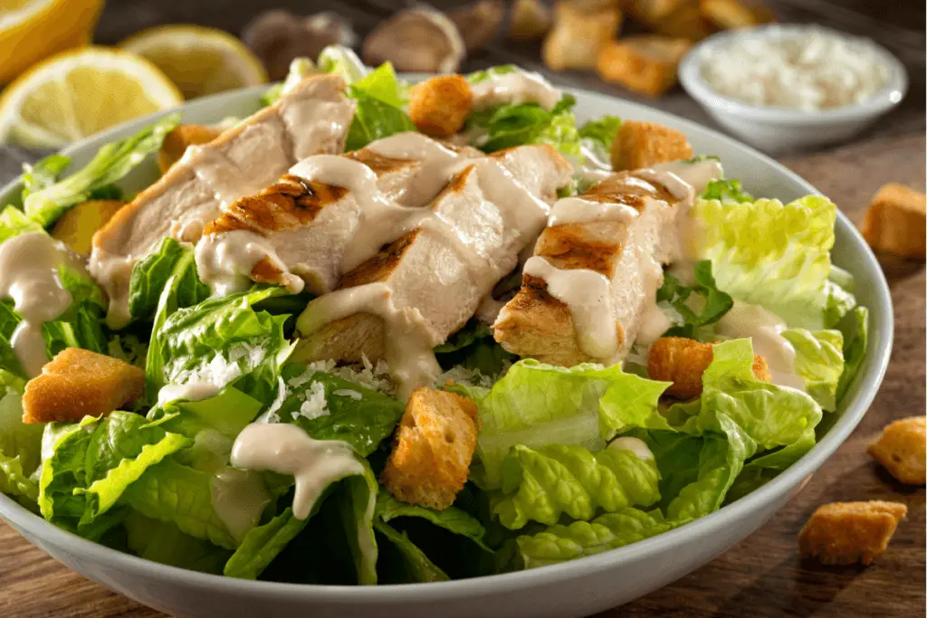 Chicken Caesar Salad - Simple Home Cooked Recipes