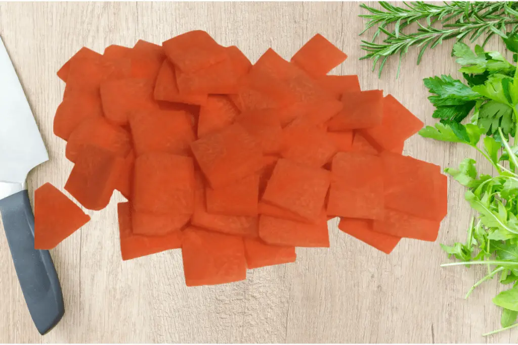 How to Cut Vegetables a la Paysanne — Eatwell101