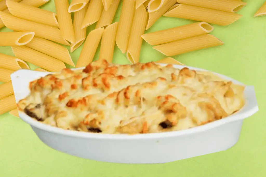 chicken pasta bake