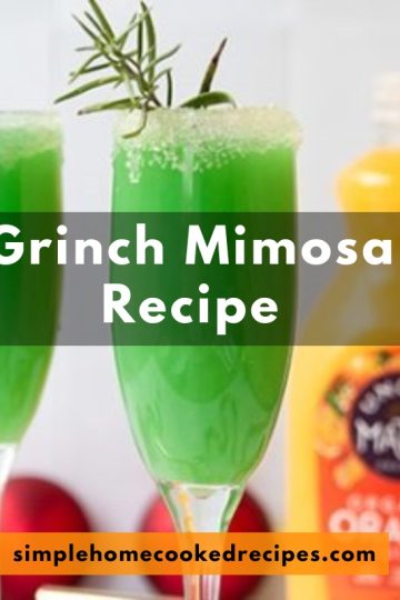 Grinch Mimosa Recipe