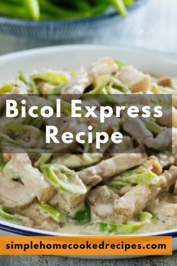 Bicol Express Recipe
